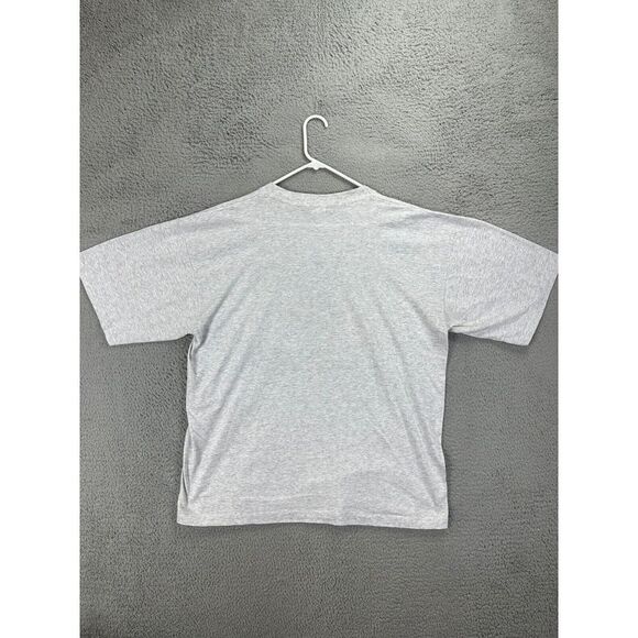 VTG Riddell Shirt Adult 2XL Grey Single Stitch Tee Short Sleeve Made In USA Mens - Picture 2 of 8